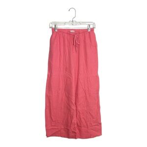 A New Day Coral‎ Pink Wide Leg Raw Hem Pants Size XS